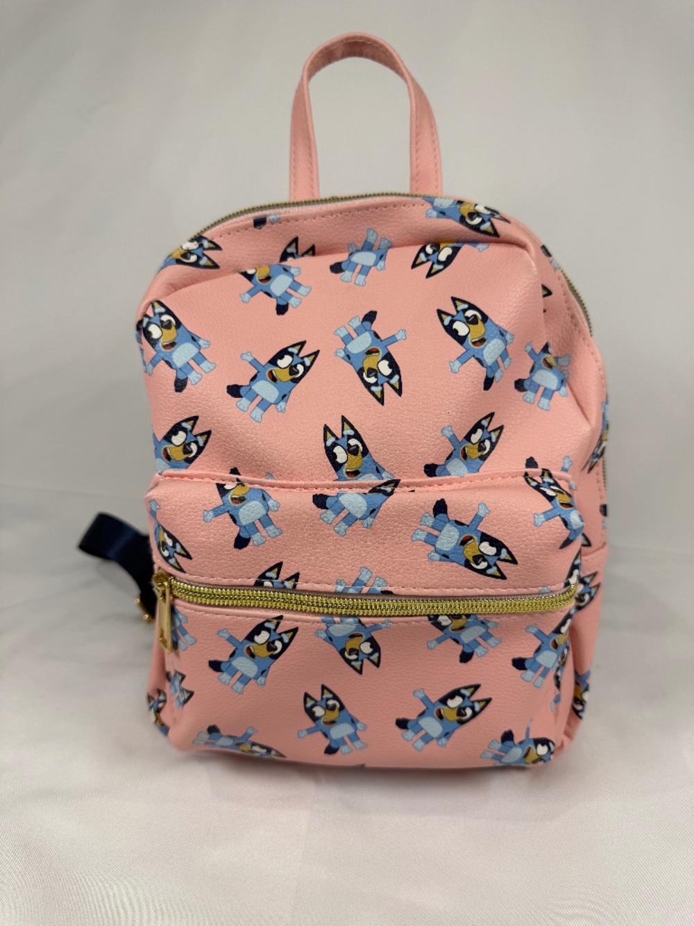 Bluey Pink Mini Backpack Cartooncore Kawaii Bag